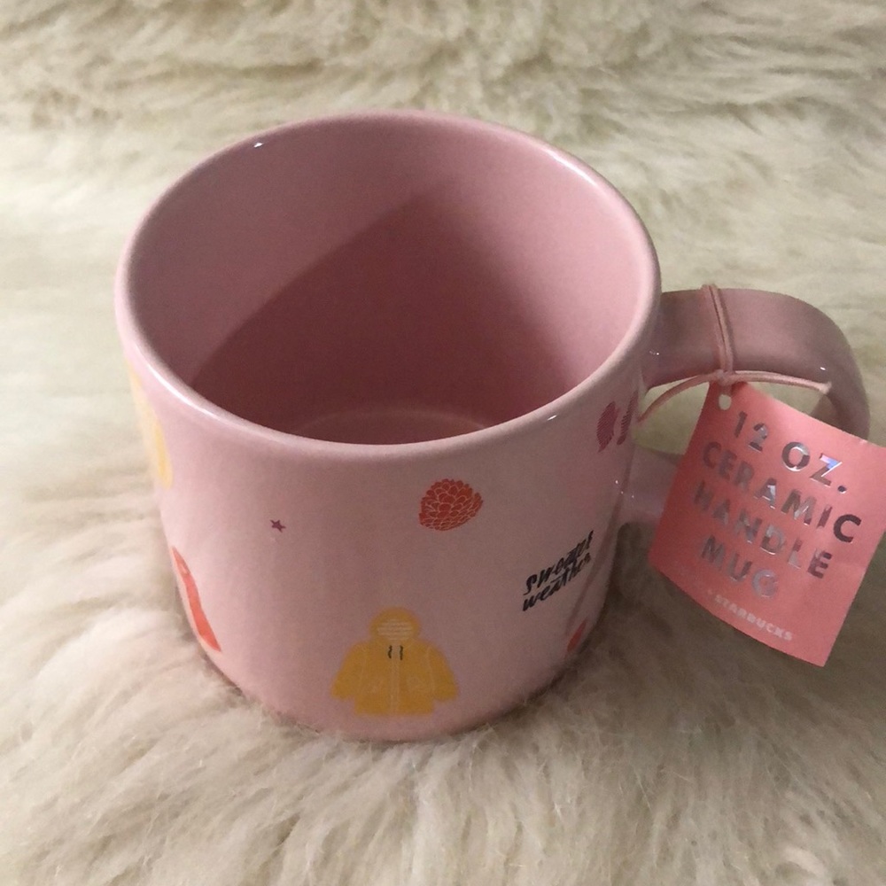 Starbucks x ban.do Pink Fall Coffee Mug